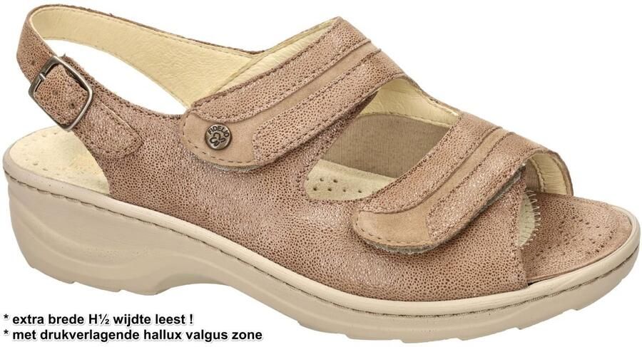 Fidelio Hallux -Dames bruin licht sandalen