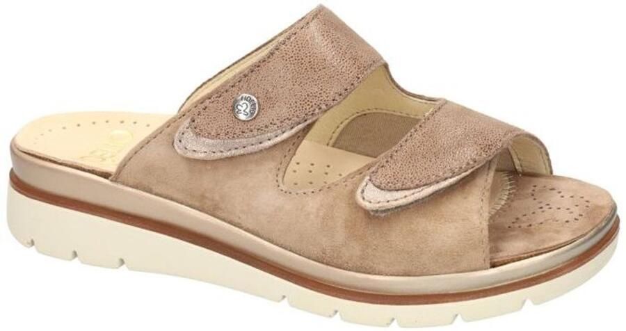 Fidelio Hallux -Dames bruin licht slippers & muiltjes