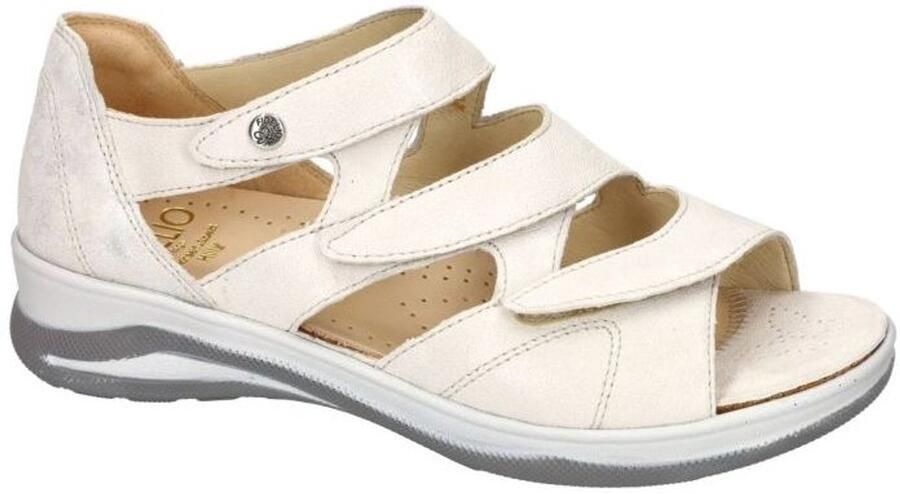 Fidelio Hallux -Dames off-white ecru parel sandalen