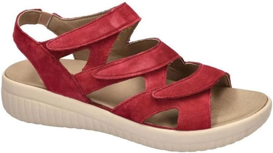 Fidelio Hallux -Dames rood donker sandalen