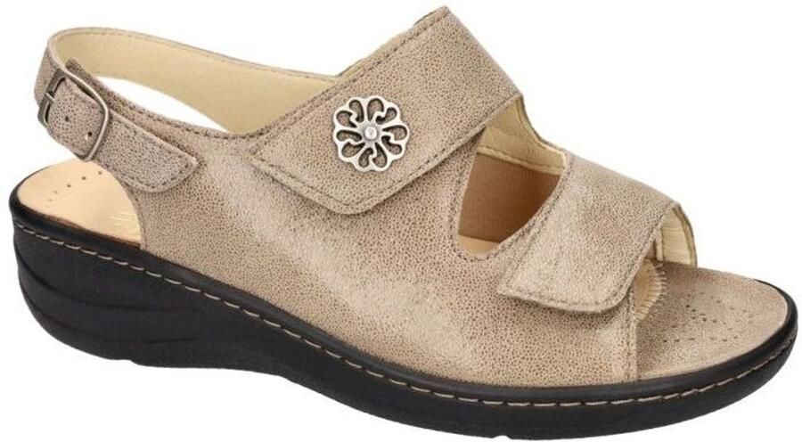 Fidelio Hallux -Dames taupe sandalen