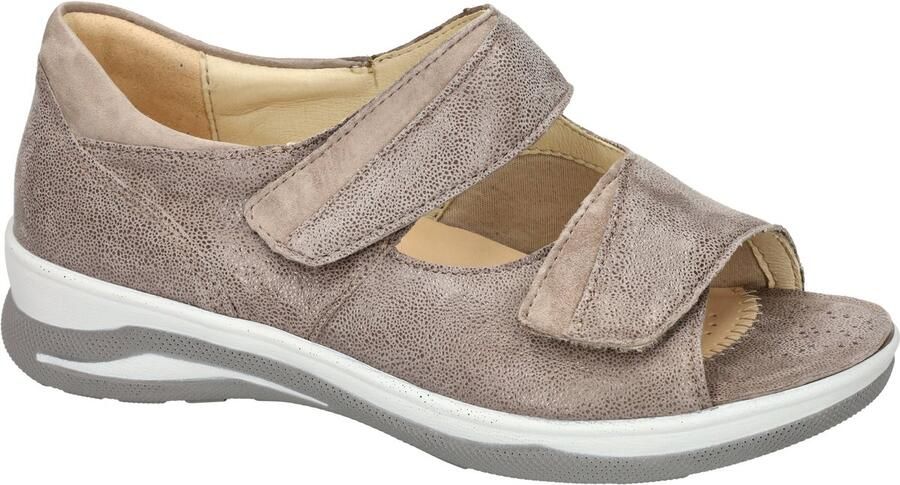 Fidelio Hallux -Dames taupe sandalen