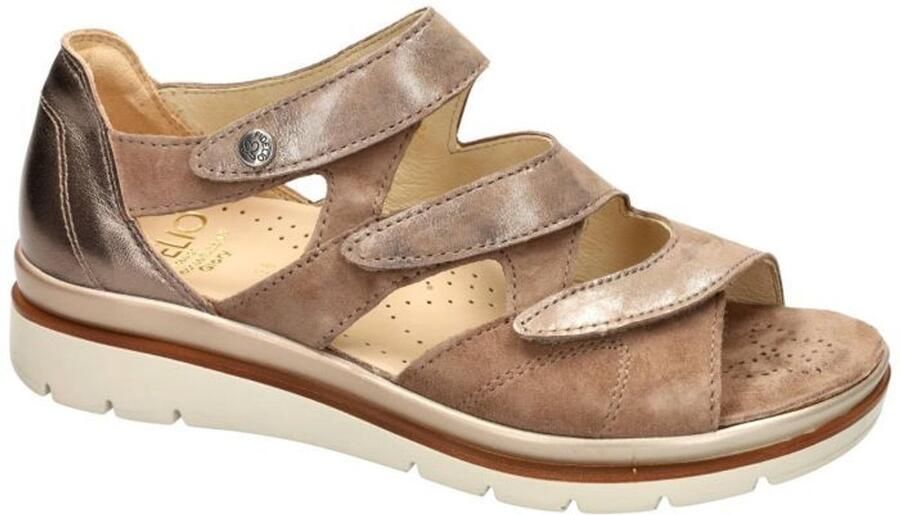 Fidelio Hallux -Dames taupe sandalen