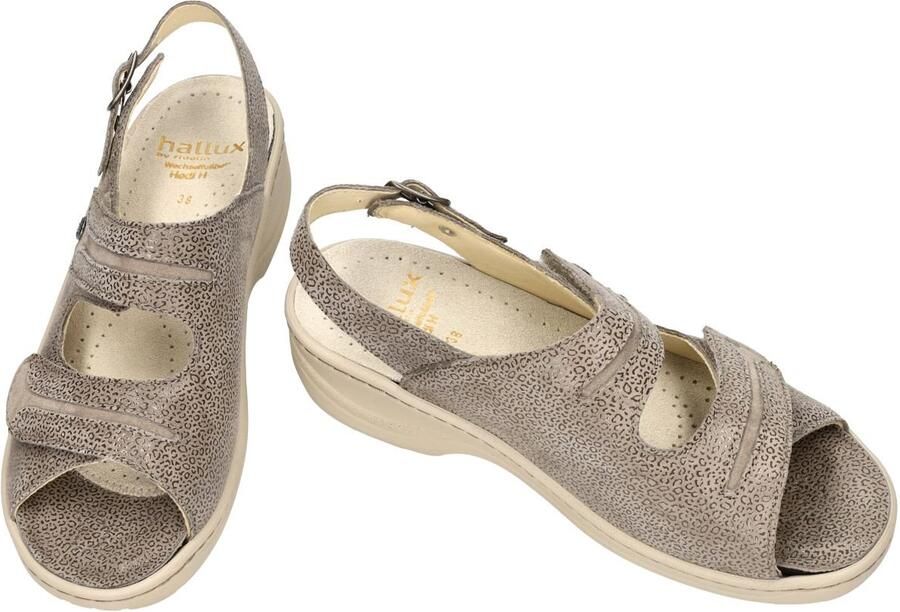 Fidelio Hallux -Dames taupe sandalen