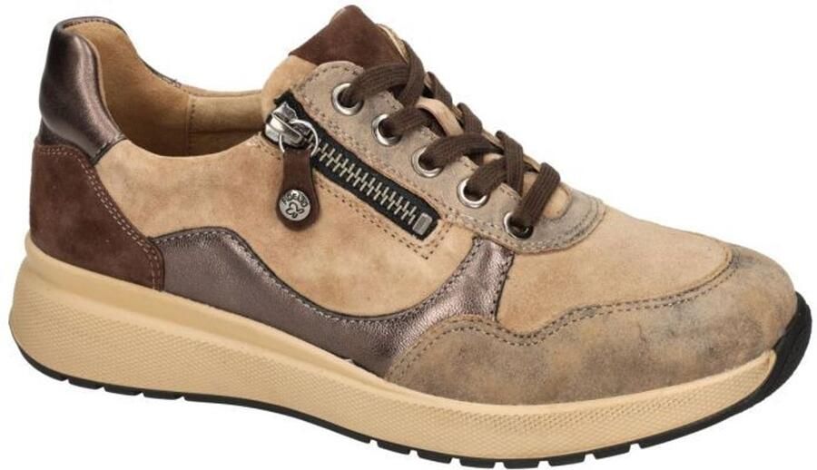 Fidelio Hallux -Dames taupe sneakers