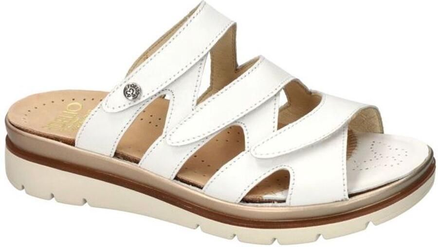 Fidelio Hallux -Dames wit slippers & muiltjes