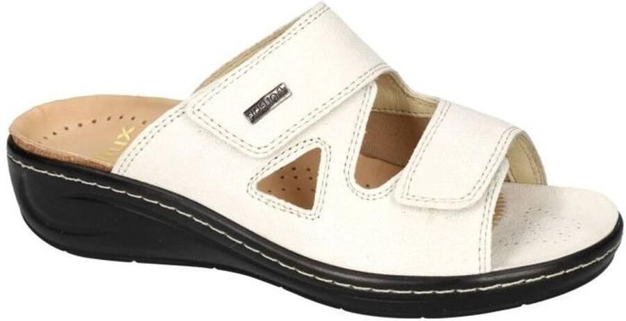 Fidelio Hallux -Dames wit slippers & muiltjes