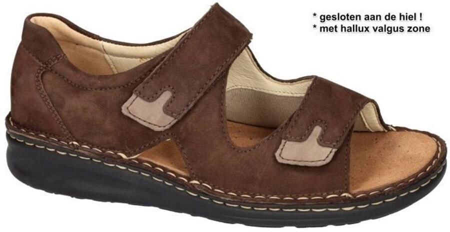 Fidelio Hallux -Heren bruin sandalen