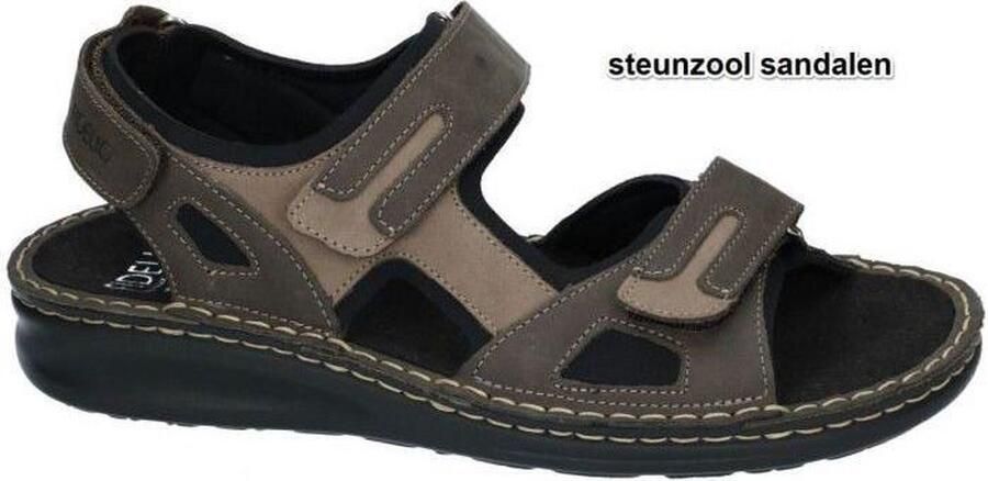 Fidelio Hallux -Heren bruin sandalen
