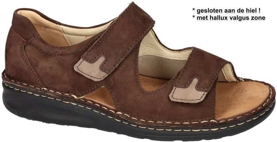 Fidelio Hallux -Heren bruin sandalen