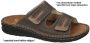 Fidelio Hallux -Heren bruin donker pantoffels & slippers - Thumbnail 2