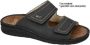Fidelio Hallux -Heren zwart pantoffels & slippers - Thumbnail 1