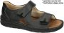 Fidelio Hallux -Heren zwart sandalen - Thumbnail 1