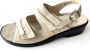 Fidelio Softline 2344202 Comfort Dames Sandalen met uitneembaar voetbed Beige - Thumbnail 1