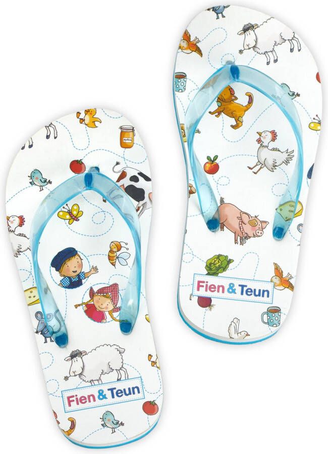 Fien & Teun Slippers blauw