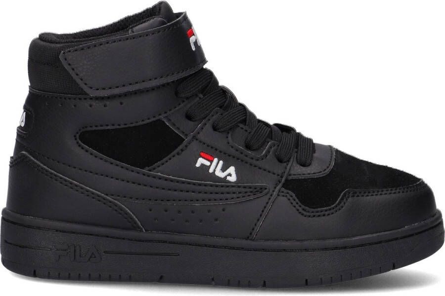 Fila Arcade Velcro Mid Kids Hoge sneakers Leren Sneaker Jongens Zwart