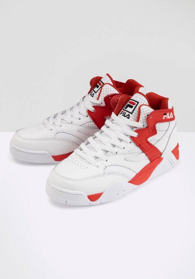 Fila Basketball Sneaker M-Squad Mid White- Red