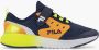 Fila sneakers donkerblauw oranje - Thumbnail 2