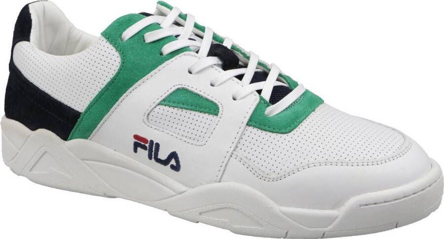 Fila Cedar CB Low Wit Donkerblauw Groen Heren Sneakers Wit Divers | Kleur Wit Divers