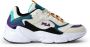 Fila Collene sneakers ecru donkerblauw aqua - Thumbnail 2