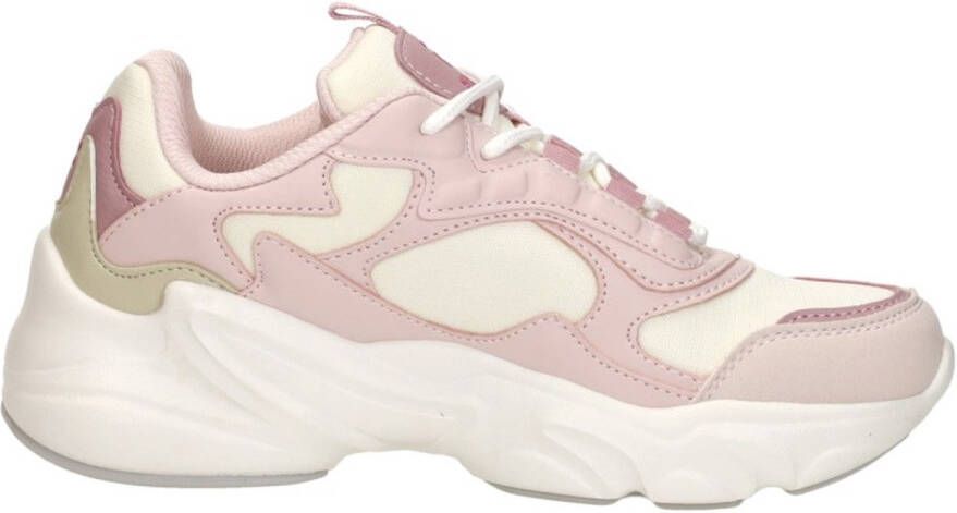 Fila Collene Logo Kids Sneakers Laag Roze