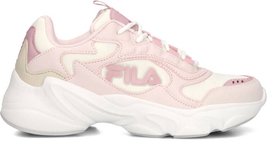 Fila Collene Logo Teens Sneakers Laag Roze