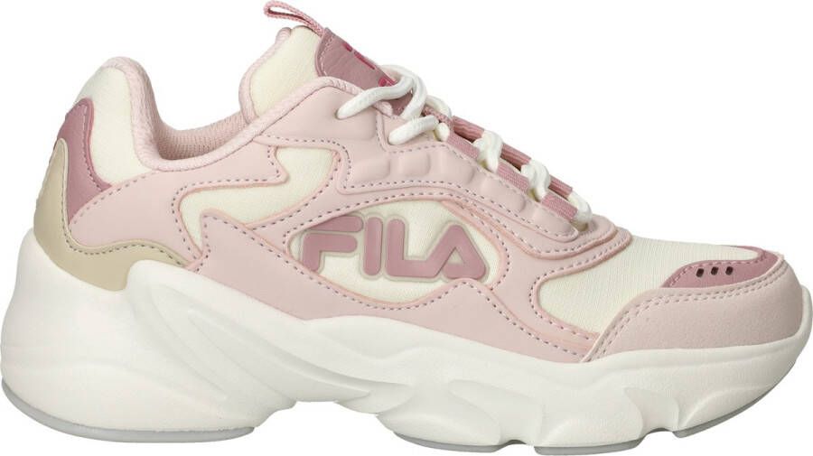 Fila Collene Logo Teens Sneakers Laag Roze