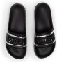Fila Zwarte Polyethyleen Slipper met Zilveren Logodetails Black - Thumbnail 1