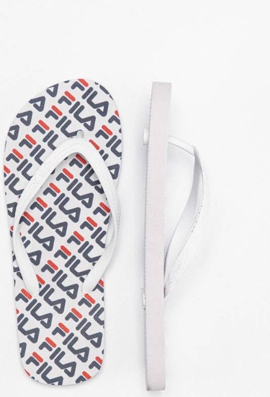 Fila Damen Sandalen Slipper Troy Logo Slipper Women White