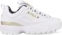 Fila Witte Vetersneakers met Contrastdetails White Dames - Thumbnail 1