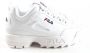 Fila Witte Polyester Sneaker met Contrasterende Details White Dames - Thumbnail 1
