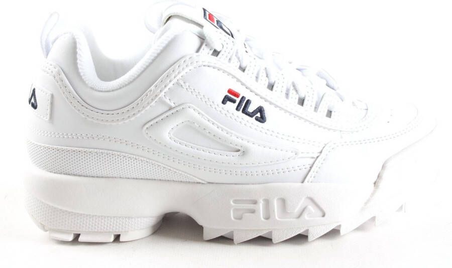 Fila Witte Polyester Sneaker met Contrasterende Details White Dames - Foto 5