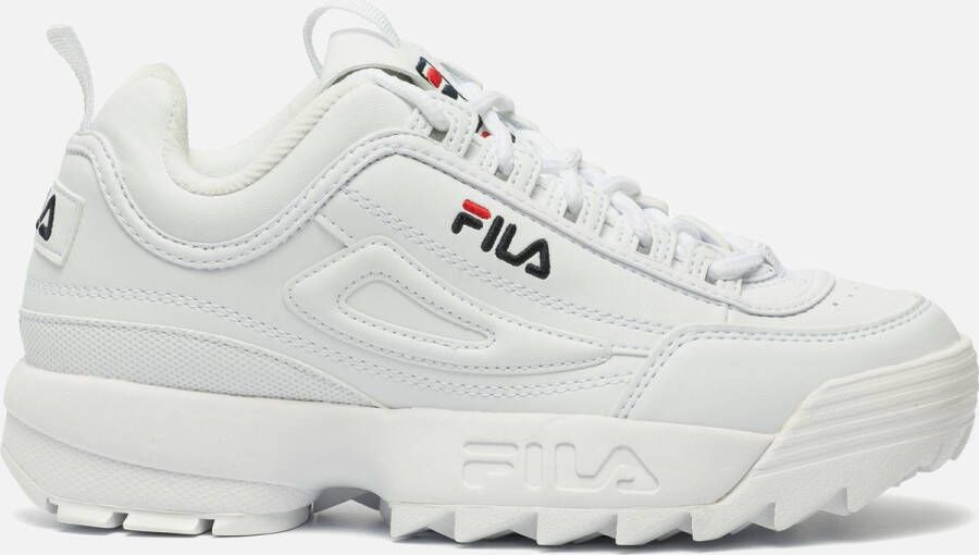 Fila Disruptor Sneakers wit Pu Dames