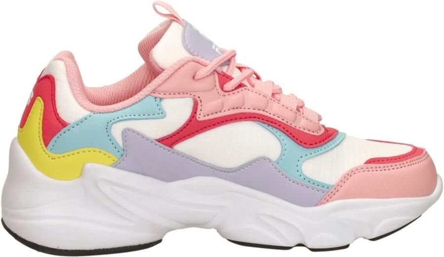 Fila Collene CB sneakers wit lichtroze multi
