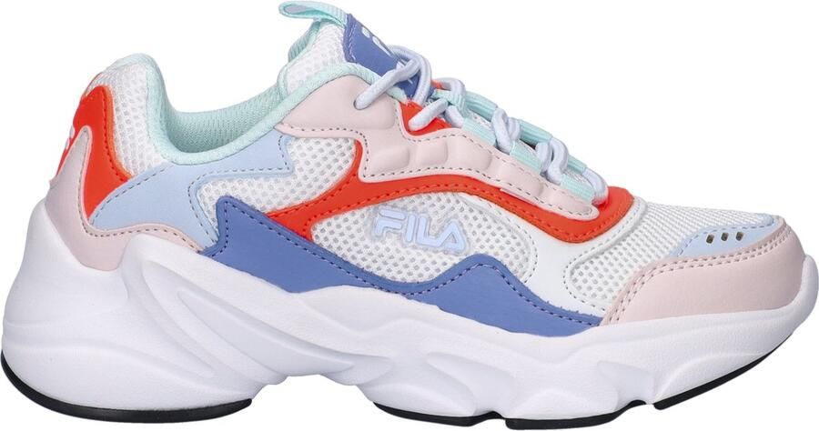Fila Collene CB sneakers koraalrood lichtblauw - Foto 4