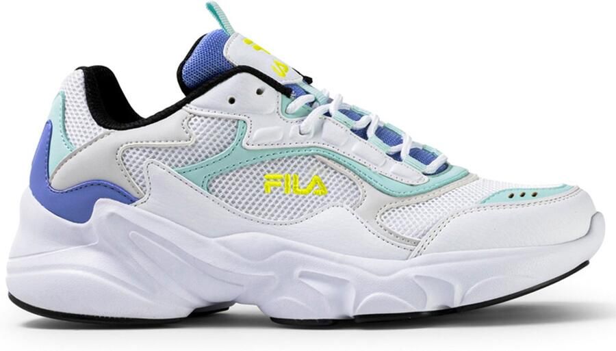Fila Collene CB sneakers wit lichtblauw