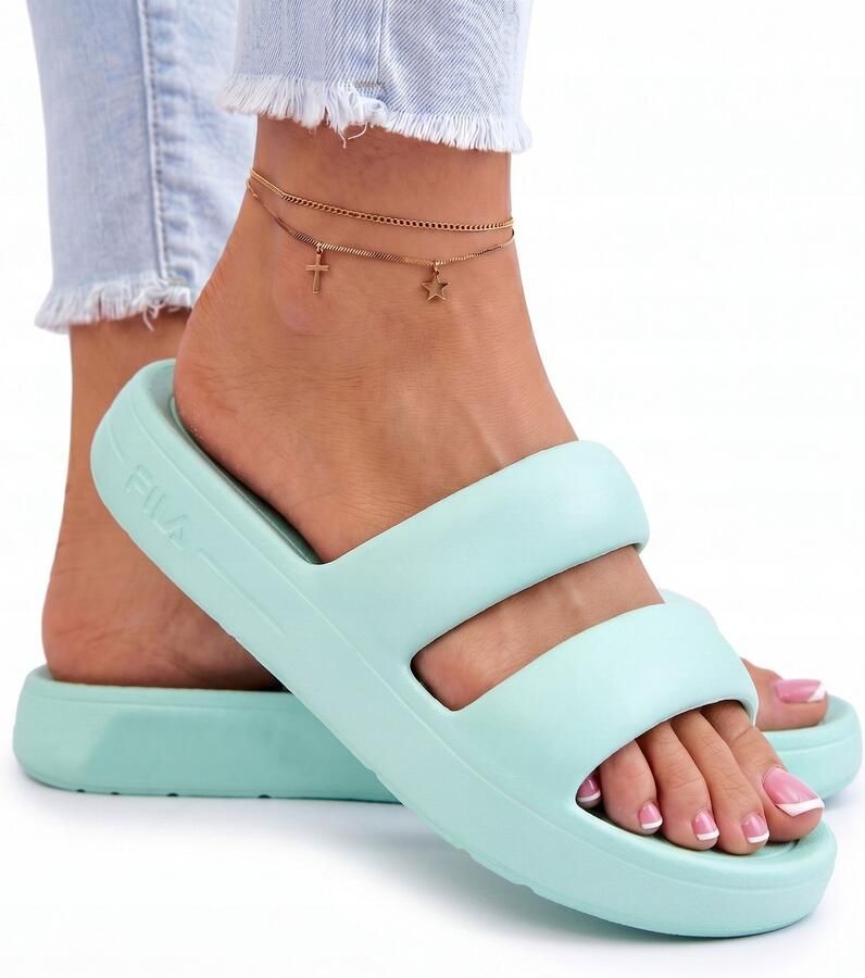 Fila Dames Slippers Superbubble Groen