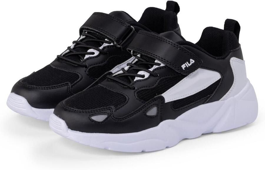 Fila Kinder Running Low Sneaker Ventosa Klettverschluss Kids FFK0121 Black-White