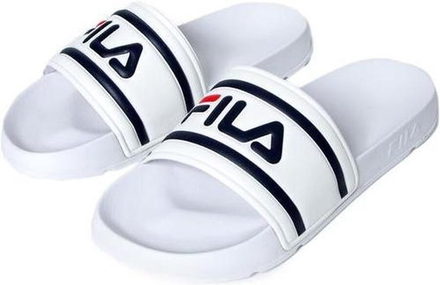 Fila Morro Bay Slippers Pantoffels Contrasterende Details Logo Duurzaam Comfort - Foto 3