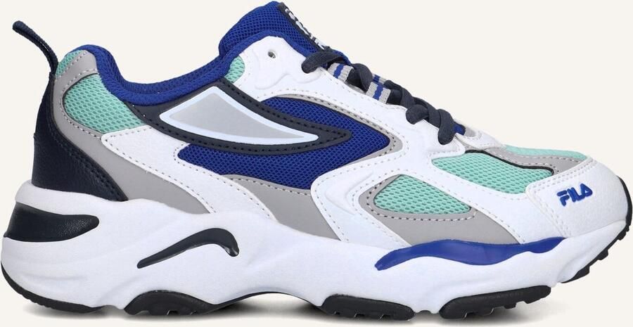 Fila Ray Tracer sneakers wit blauw kobaltblauw - Foto 3