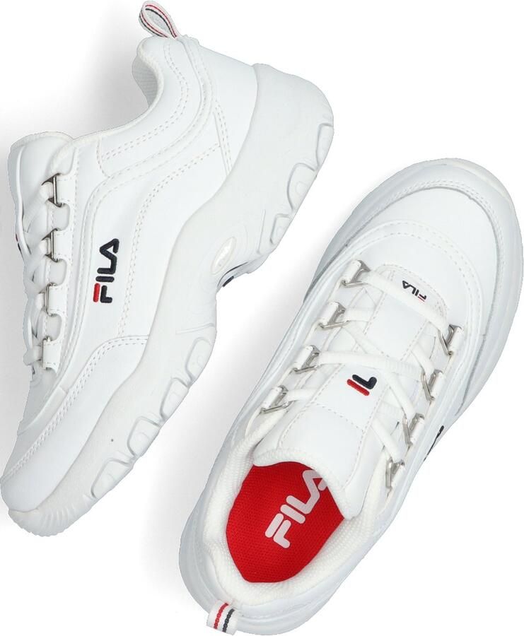 Fila Strada Low sneakers wit Meisjes Imitatieleer Meerkleurig 32 - Foto 4