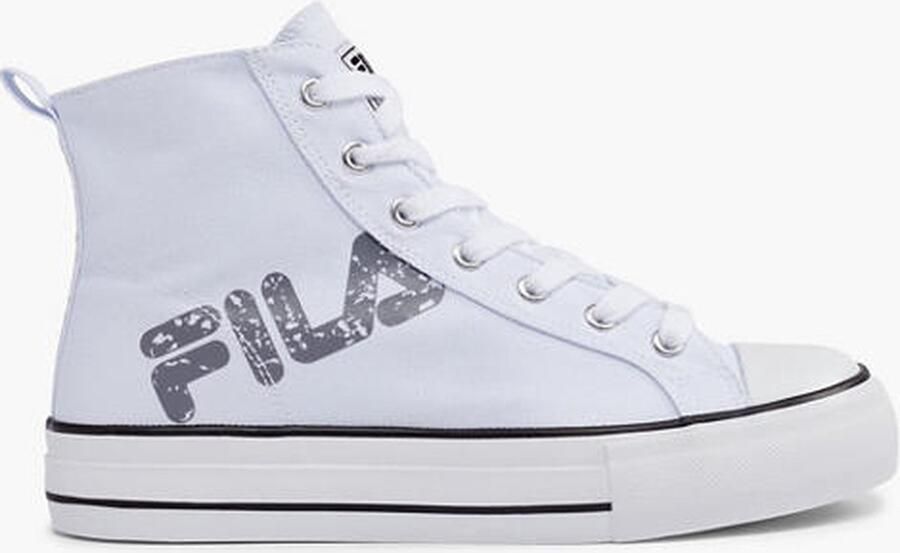 Fila new Witte hoge canvas sneaker - Foto 7