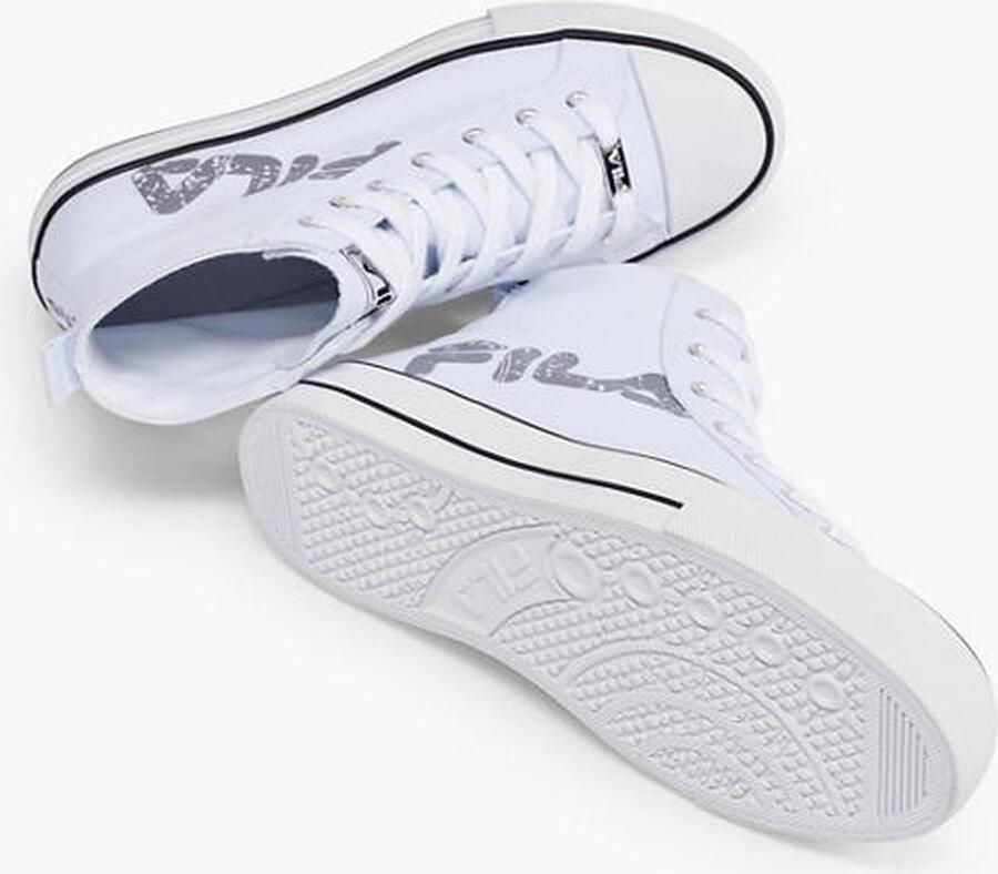 Fila new Witte hoge canvas sneaker - Foto 2