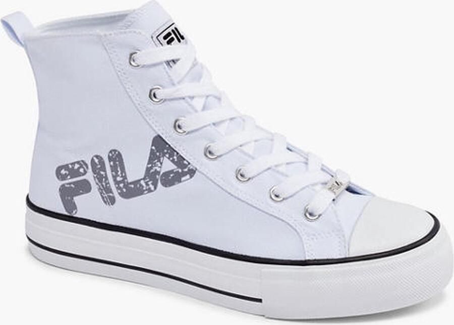 Fila new Witte hoge canvas sneaker - Foto 6