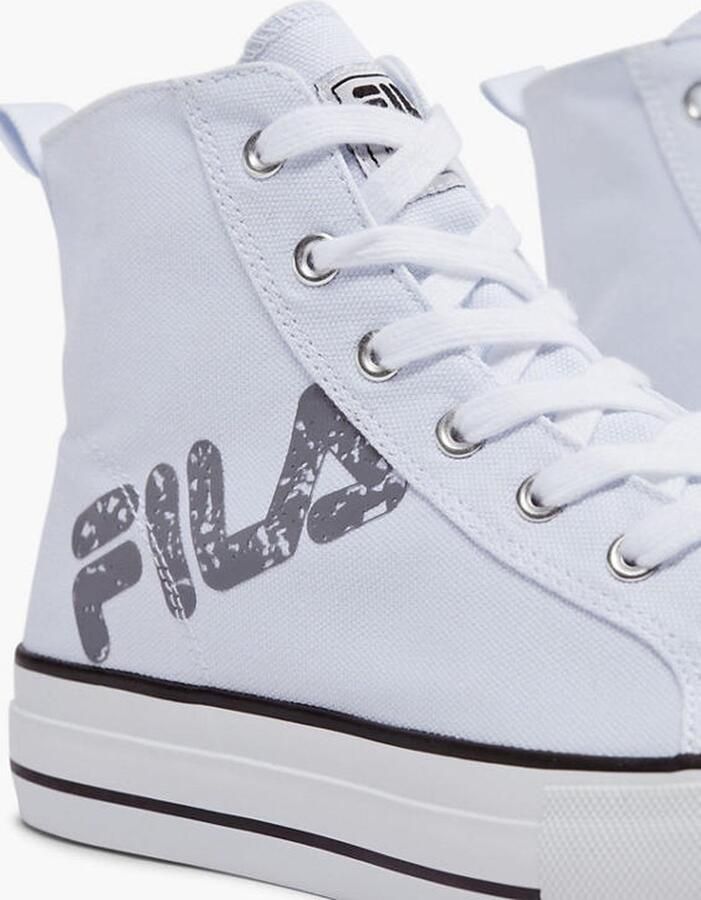 Fila new Witte hoge canvas sneaker - Foto 4