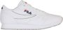 Fila Witte vetersneakers met contrastdetails White Dames - Thumbnail 1