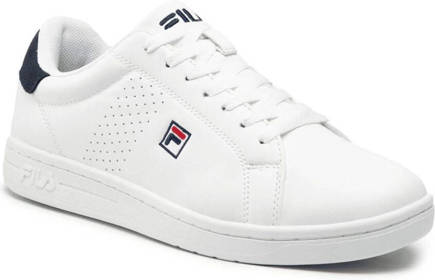 Fila Heren Sneaker Crosscourt 2 F White-Dress Blues WIT