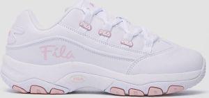 Fila hometown scribble sneakers wit roze kinderen