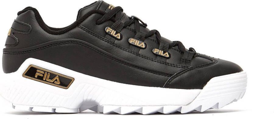 Fila hometown sneakers zwart goud dames - Schoenen.nl