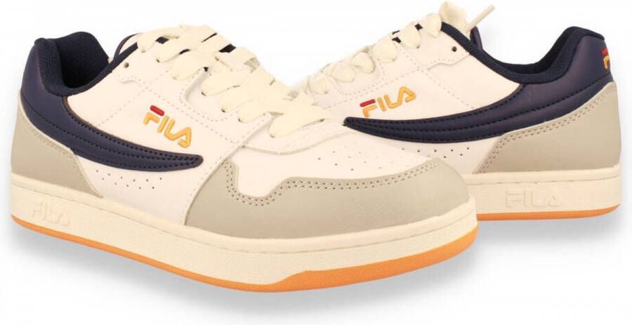 Fila Jongens Arcade Teens WHite Medieval Blue WIT